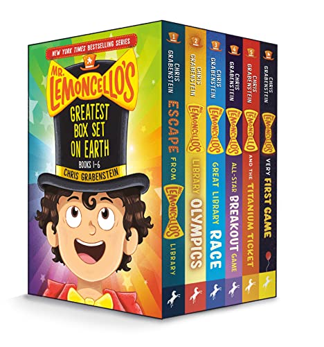 Mr. Lemoncello's Greatest Box Set on Earth Books 1-6 [Paperback]