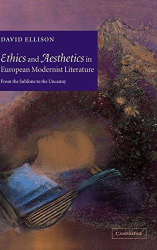 Ethics and Aesthetics in European Modernist Literature From the Sublime to the  [Hardcover]