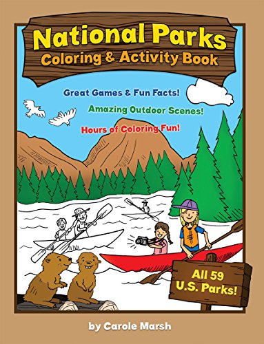 America's National Parks Coloring And Activity Book (non-State) [Paperback]