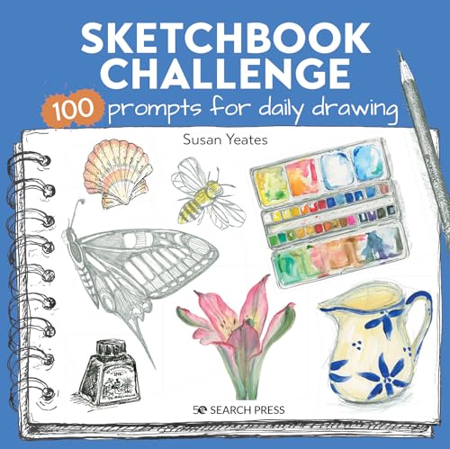 Sketchbook Challenge 100 Prompts for Everyday Drawing [Paperback]