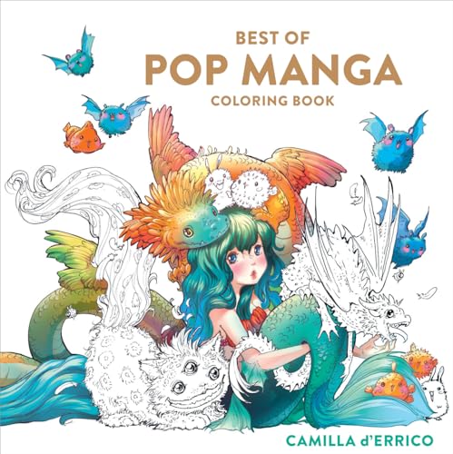 Best of Pop Manga Coloring Book [Paperback]