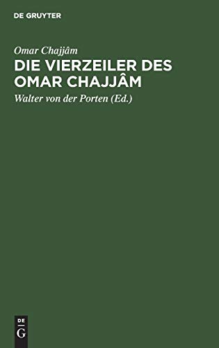 Die Vierzeiler Des Omar Chajjam [Hardcover]