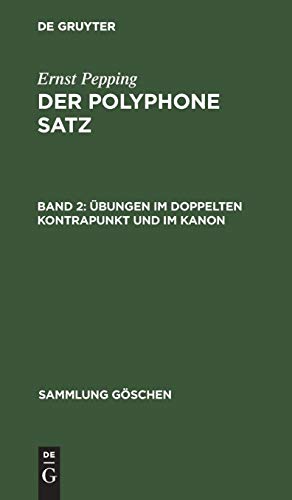 bungen im doppelten Kontrapunkt und im Kanon [Hardcover]