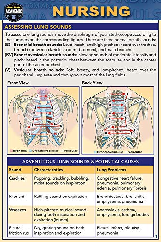 Nursing (Pocket-Sized Edition - 4x6 inches) a QuickStudy Laminated Reference Gu [Fold-out book or cha]