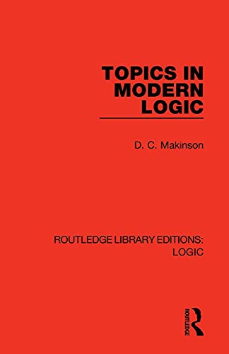 Topics in Modern Logic [Paperback]