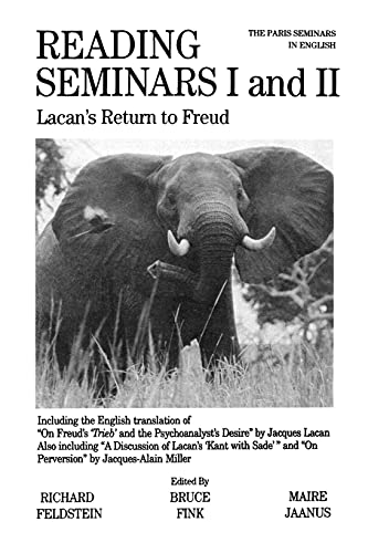 Reading Seminars I And Ii Lacan's Return To Freud (suny Series In Psychoanalysi [Paperback]