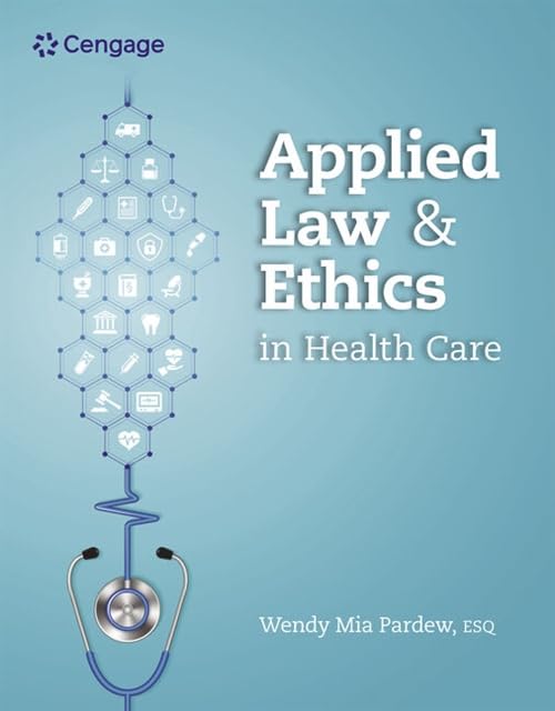 Applied Law and Ethics in Health Care [Paperback]