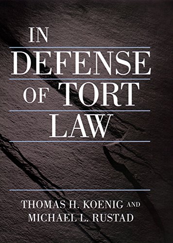 In Defense of Tort Law [Hardcover]