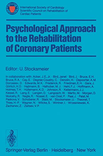 Psychological Approach to the Rehabilitation of Coronary Patients International [Paperback]