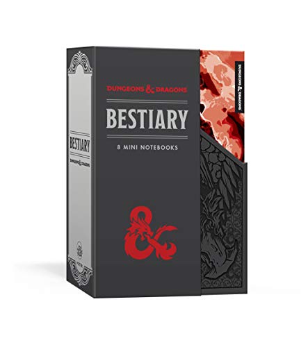 Bestiary Notebook Set (Dungeons &amp Dragons) 8 Mini Notebooks [Diary]