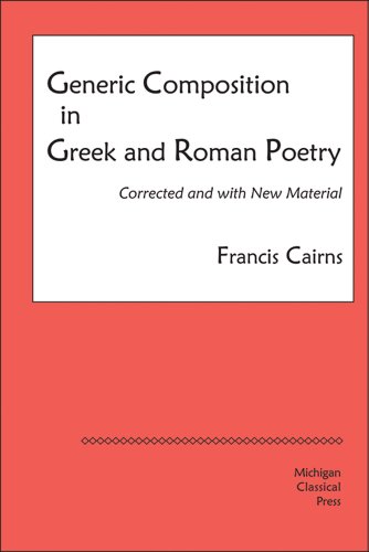 Generic Composition in Greek and Roman Poetry [Hardcover]
