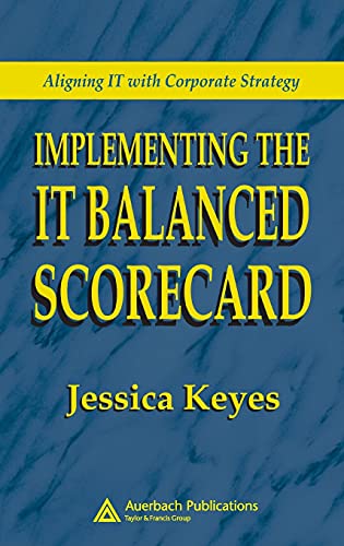 Implementing the IT Balanced Scorecard Aligning IT with Corporate Strategy [Hardcover]