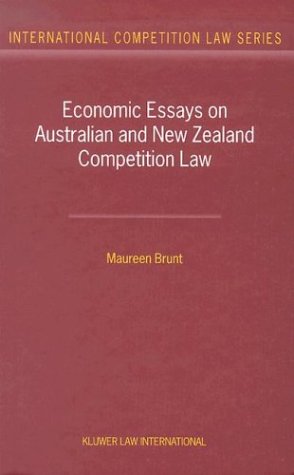 Economic Essays on Australian and New Zealand Competition Law [Hardcover]
