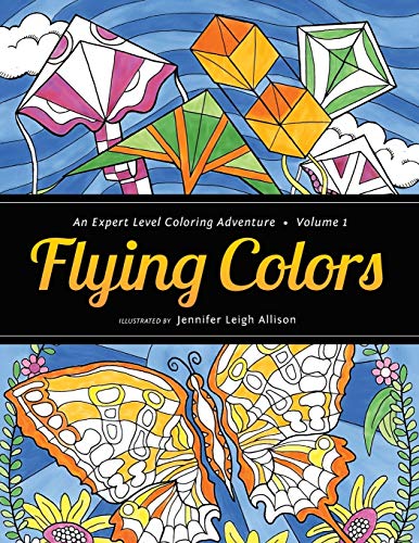 Flying Colors An Expert Level Coloring Adventure [Paperback]