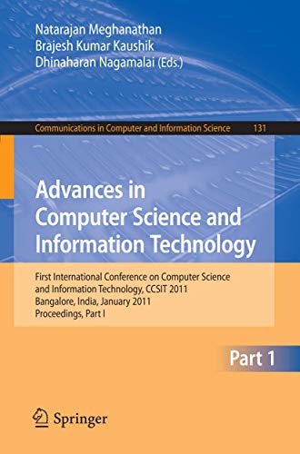Advances in Computer Science and Information Technology First International Con [Paperback]