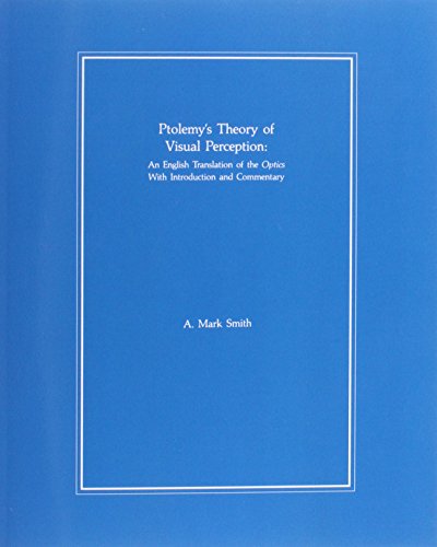 Ptolemy's Theory of Visual Perception  An English Translation of the Optics wit [Paperback]