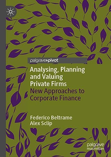 Analysing, Planning and Valuing Private Firms New Approaches to Corporate Finan [Hardcover]