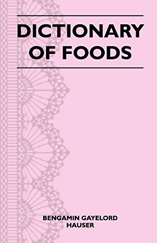 Dictionary of Foods [Paperback]