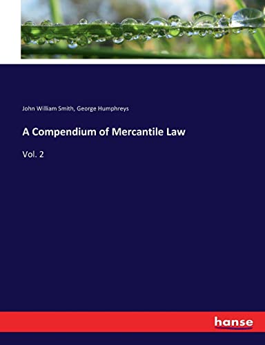 Compendium Of Mercantile Law