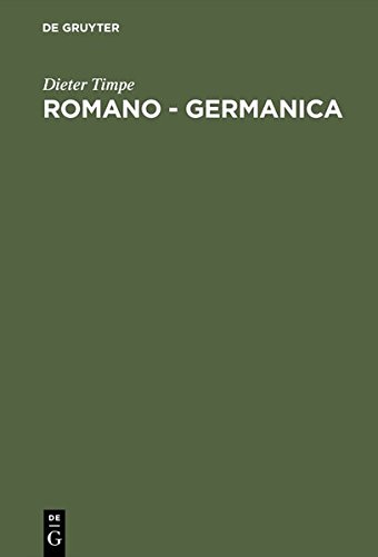 Romano - Germanica  Gesammelte Studien zur Germania des Tacitus [Hardcover]