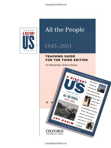All the People Elementary Grades Teaching Guide A History of US Book 10 [Paperback]