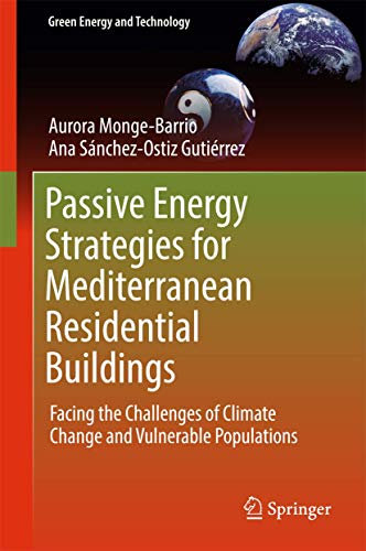 Passive Energy Strategies for Mediterranean Residential Buildings Facing the Ch [Hardcover]
