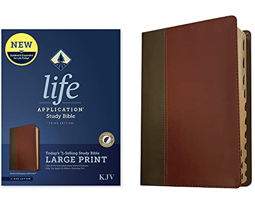 KJV Life Application Study Bible, Third Edition, Large Print (Red Letter, Leathe [Leather / fine bindi]
