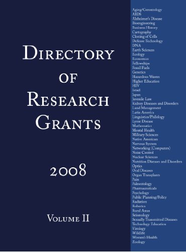 Directory of Research Grants 2008  Volume 2 [Paperback]