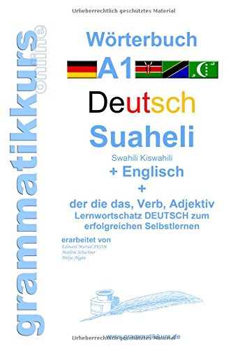 Worterbuch Deutsch - Suaheli - Englisch (german Edition) [Paperback]