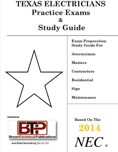 Texas Electricians Practice Exam & Study Guide [Paperback]