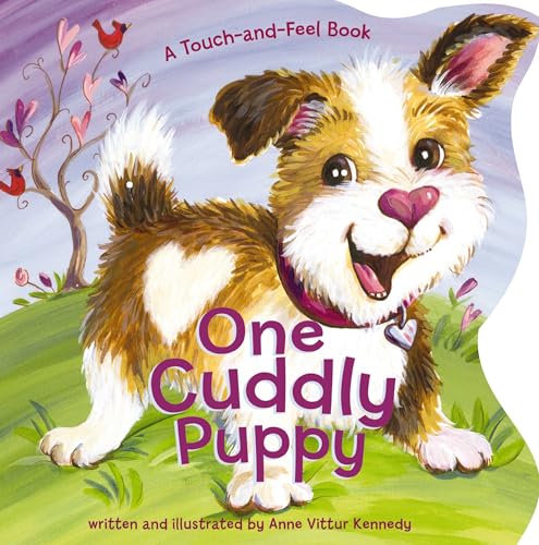 One Cuddly Puppy A Counting Touch-and-Feel Book for Kids [Board book]