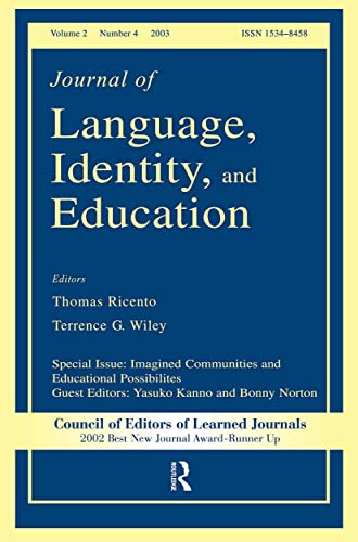 Imagined Communities and Educational Possibilities A Special Issue of the journ [Paperback]