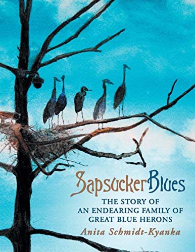 Sapsucker Blues The Story Of An Endearing Family Of Great Blue Herons [Paperback]