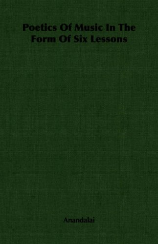 Poetics Of Music In The Form Of Six Lessons [Paperback]
