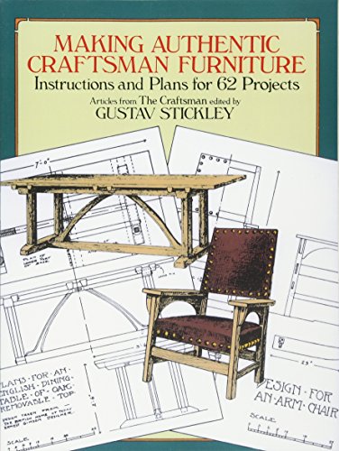 Making Authentic Craftsman Furniture Instructions and Plans for 62 Projects [Paperback]