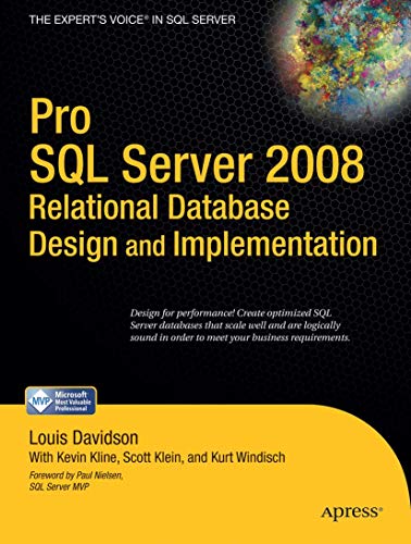 Pro SQL Server 2008 Relational Database Design and Implementation [Paperback]