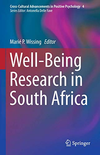 Well-Being Research in South Africa [Paperback]