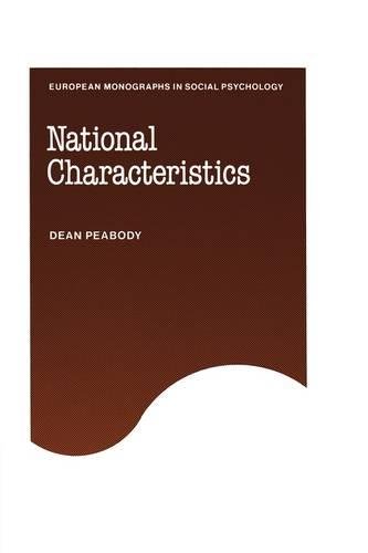 National Characteristics [Paperback]