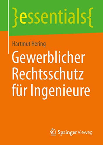 Gewerblicher Rechtsschutz fr Ingenieure [Paperback]