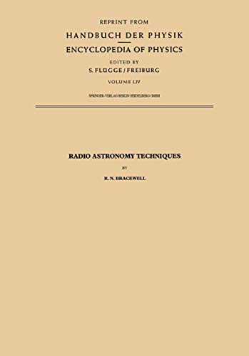 Radio Astronomy Techniques [Paperback]