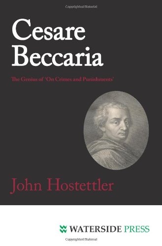 Cesare Beccaria The Genius Of 'on Crimes And Punishments' [Paperback]