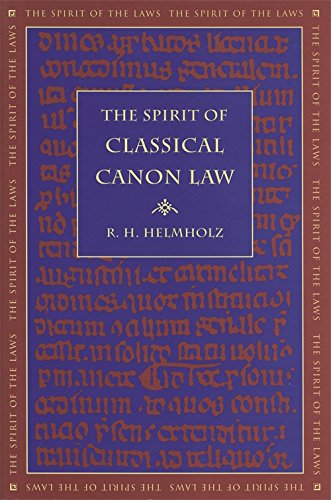 Spirit of Classical Canon Law [Paperback]