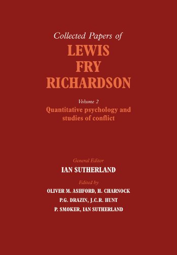 The Collected Papers of Lewis Fry Richardson [Paperback]