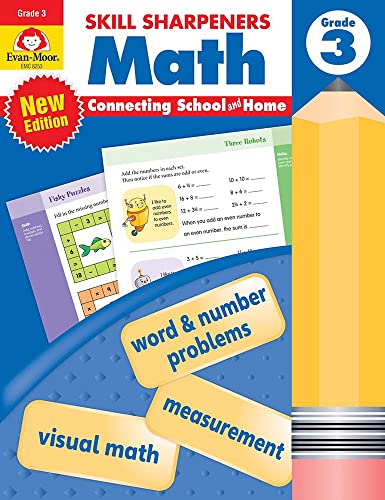 Skill Sharpeners Math, Grade 3 [Paperback]