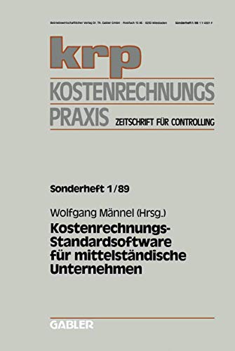 Kostenrechnungs-Standardsoftware fr mittelstndische Unternehmen [Paperback]