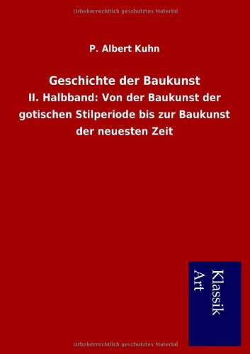 Geschichte Der Baukunst (german Edition) [Paperback]