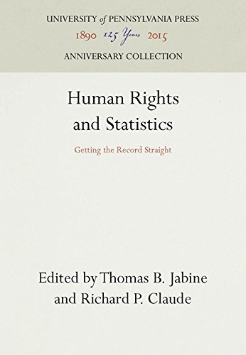 Human Rights and Statistics  Getting the Record Straight [Hardcover]