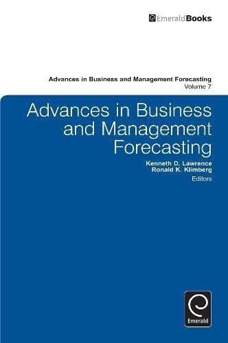 Advances in Business and Management Forecasting [Hardcover]