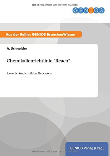 Chemikalienrichtlinie  reach  (german Edition) [Paperback]