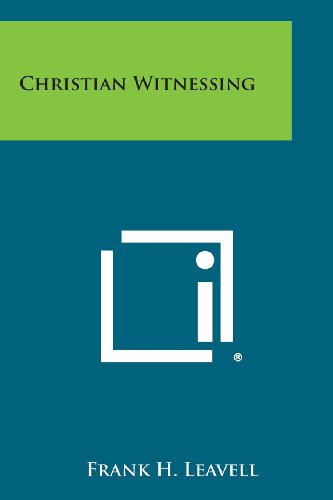 Christian Witnessing [Paperback]